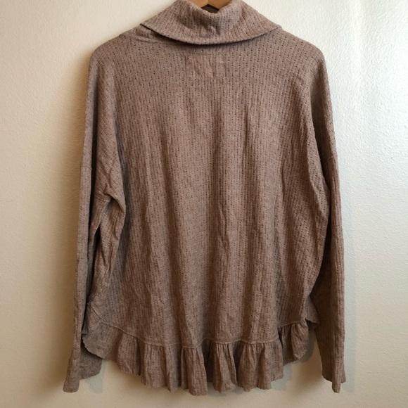Anthropologie Maeve Addie Ruffled Hacci Pullover - Picture 4 of 15